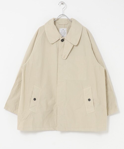 かぐれ（カグレ）の「Harrow Town Store　BALMACAAN SHORT COAT（テーラードジャケット・レディース・WHEAT/D CHARCOAL・44）」の3枚目の写真
