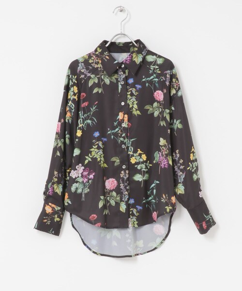 URBAN RESEARCH ROSSO（アーバンリサーチロッソ）の「ボタニカルプリントデザインシャツ（シャツ/ブラウス・レディース・OFF/BLACK・Free）」の20枚目の写真