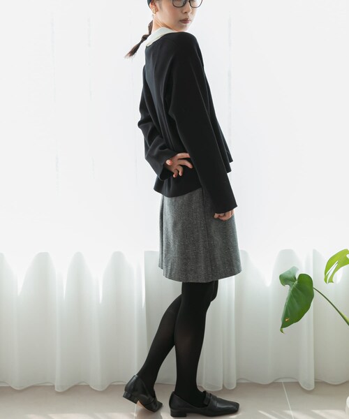 URBAN RESEARCH ROSSO（アーバンリサーチロッソ）の「F by ROSSO　ラガーニットプルオーバー（ニット/セーター・レディース・GRAY BD/NAVY BD/BLACK・Free）」の10枚目の写真