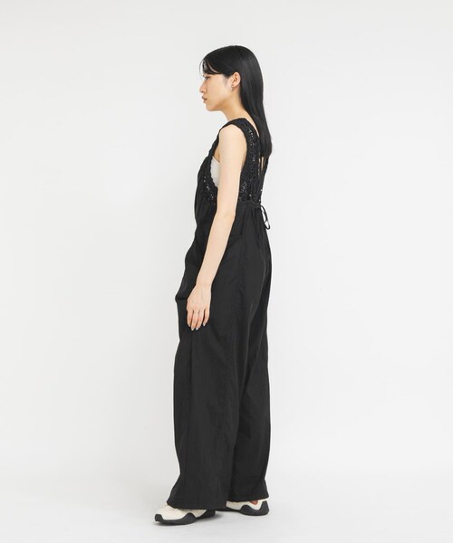 KBF（ケイビーエフ）の「ポケットディティールキャミサロペット（つなぎ/オールインワン・レディース・BLACK/BROWN/BEIGE・One）」の10枚目の写真