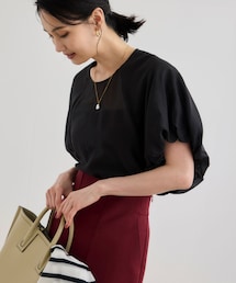 ROPE' | 【洗える】コットンシルクブラウス/セットアップ対応(シャツ/ブラウス)
