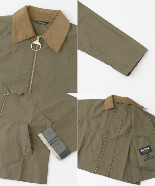 URBAN RESEARCH DOORS(アーバンリサーチドアーズ)の「Barbour CATLIN SHOWERPROOF(テーラードジャケット・レディース・duskygreen・10)」の4枚目の写真