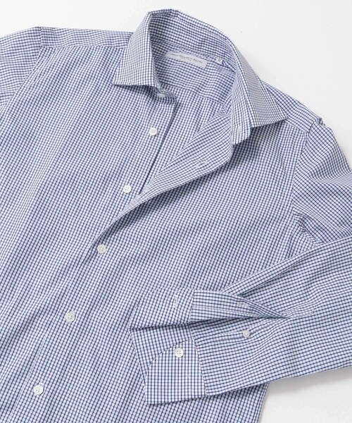 URBAN RESEARCH DOORS(アーバンリサーチドアーズ)の「『イージーケア』LIFE STYLE TAILOR セミワイドチェックシャツ(シャツ/ブラウス・メンズ・BLUE-CH・37/39/41/43)」の4枚目の写真