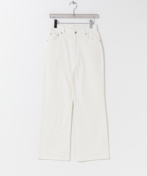 URBAN RESEARCH（アーバンリサーチ）の「『3サイズ展開』綿麻デニムストレートパンツ（デニムパンツ・レディース・WHITE/BLUE・36/38/40）」の21枚目の写真