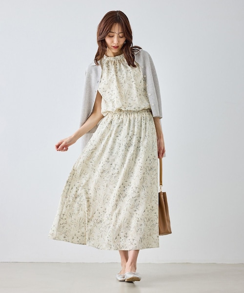 ROPE' PICNIC(ロペピクニック)の「【WEB限定サイズ】小花柄&線画アソートワンピース(ワンピース・レディース・ブラック/キナリ・L/M/MT)」の18枚目の写真