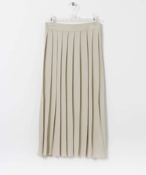 LAATO（ラート）の「knit pleats skirt（スカート・レディース・シャドウ/サブレ・Free）」の2枚目の写真