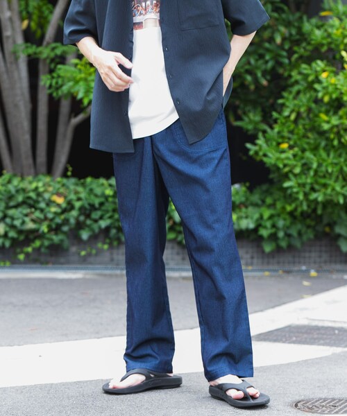 ITEMS URBANRESEARCH（アイテムズ アーバンリサーチ）の「LIGHT&FLEX サマーデニムパンツ（デニムパンツ・メンズ・L.BLUE/NAVY/INDIGO・M/L）」の8枚目の写真