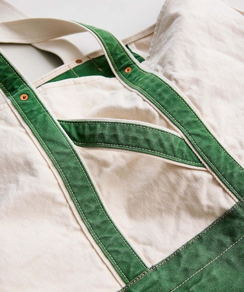 ADAM ET ROPE'（アダムエロペ）の「【NICENESS/ナイスネス】L.LESH（トートバッグ・メンズ・ブラック/ホワイト系/イエロー・F）」の6枚目の写真