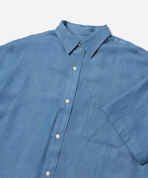 Saturdays NYC(サタデーズ ニューヨークシティ )の「Luca Chambray SS Shirt(シャツ/ブラウス・レディース・ブルー・L/M/S/XL)」の11枚目の写真
