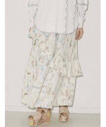 merry jenny | Waterfrontアシメフリルスカート(スカート)