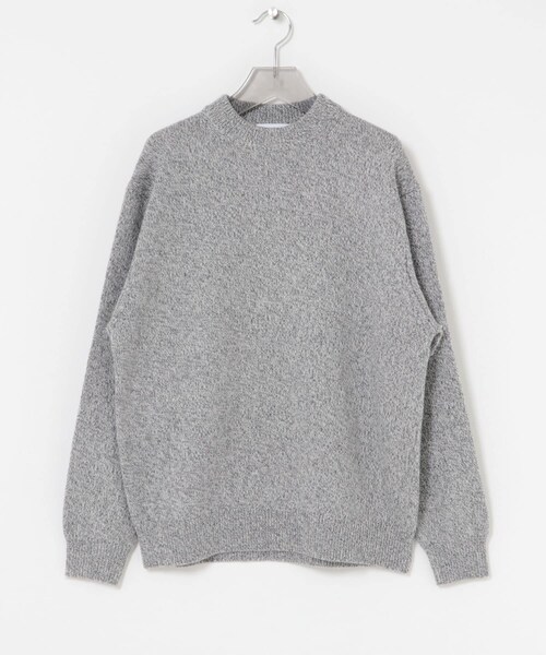 URBAN RESEARCH（アーバンリサーチ）の「MIX MOULINE CREW-NECK KNIT（ニット/セーター・メンズ・BEIGE/GRAY/BLUE/GREEN・M/L）」の12枚目の写真