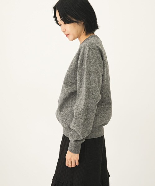 URBAN RESEARCH DOORS（アーバンリサーチドアーズ）の「『別注』Snow Peak Apparel ×DOORS　RecycledCottonSweat（スウェット・レディース・GRAY/BLACK/BROWN・One）」の21枚目の写真