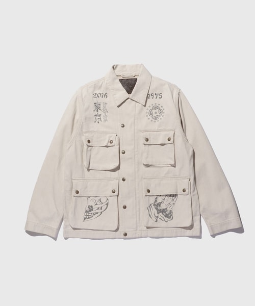 SUGARHILL/シュガーヒル】TATTOO FLASH PRINT POCKET DENIM JACKET