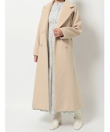 MERCURYDUO | バックフレアロングコート(チェスターコート)