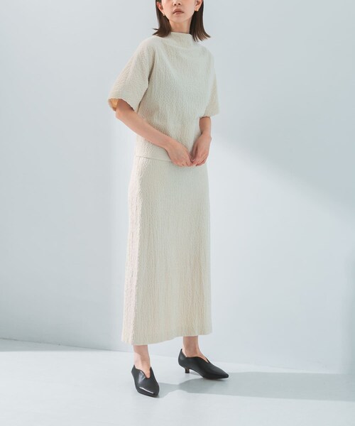 URBAN RESEARCH ROSSO（アーバンリサーチロッソ）の「le　CORDUROY TIE BLOUSE（シャツ/ブラウス・レディース・IVORY/BROWN・FREE）」の6枚目の写真