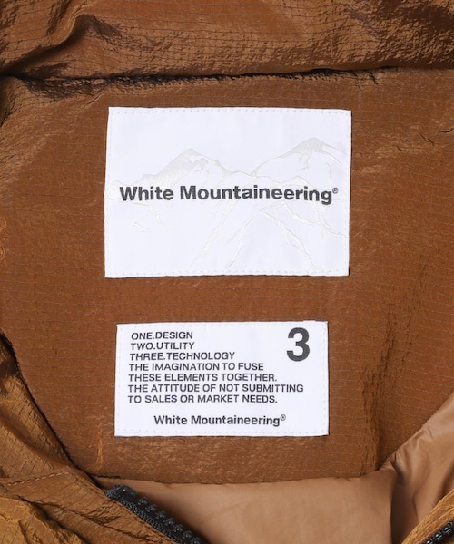 EKAL（エカル）の「WHITE MOUNTAINEERING　RIPSTOP DOWN JACKET（その他アウター・メンズ・BLACK/BROWN・2/3）」の15枚目の写真