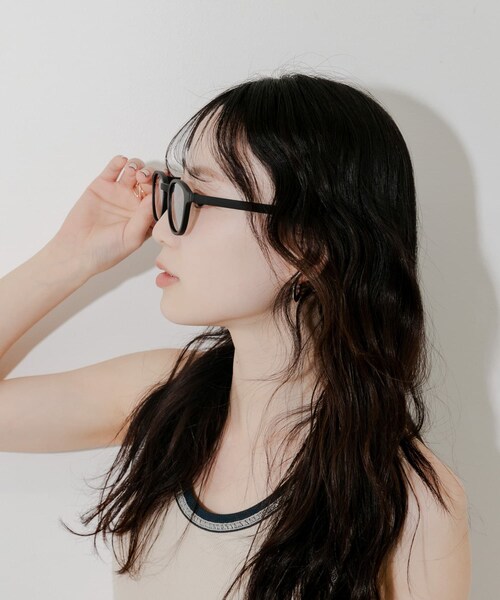 SMELLY（スメリー）の「ボスリントンサングラス（メガネ・レディース・M.BLK/BLK/PPL/CLR/Y.CLR/BLK・-）」の7枚目の写真