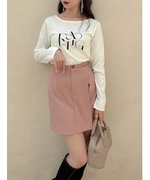 dazzlin | 【セットアップ対応】レイヤーハイウエストミニスカート(スカート)