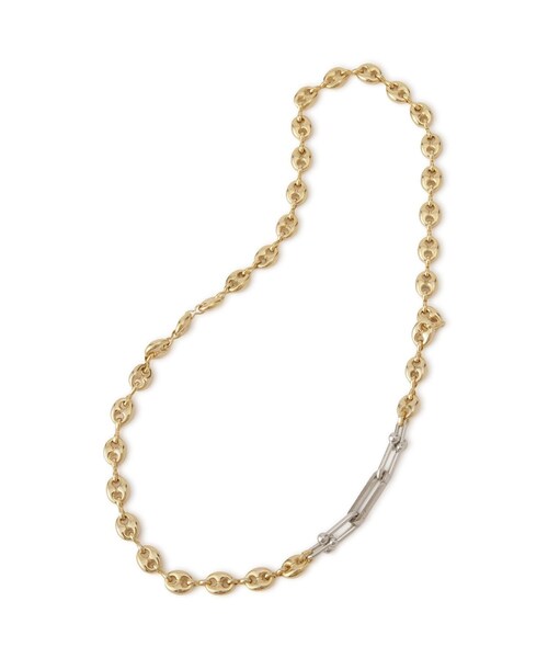 ADAM ET ROPE'（アダムエロペ）の「【EO for ADAM ET ROPE'】Chunky Anchor Chain Necklace（ネックレス・レディース・ゴールド・F）」の3枚目の写真