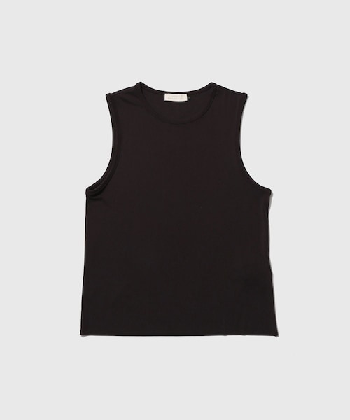 ADAM ET ROPE'（アダムエロペ）の「【AMOMENTO/アモーメント】ROUND NECK SLEEVELESS TOP（タンクトップ・メンズ・チャコール・L/M）」の14枚目の写真