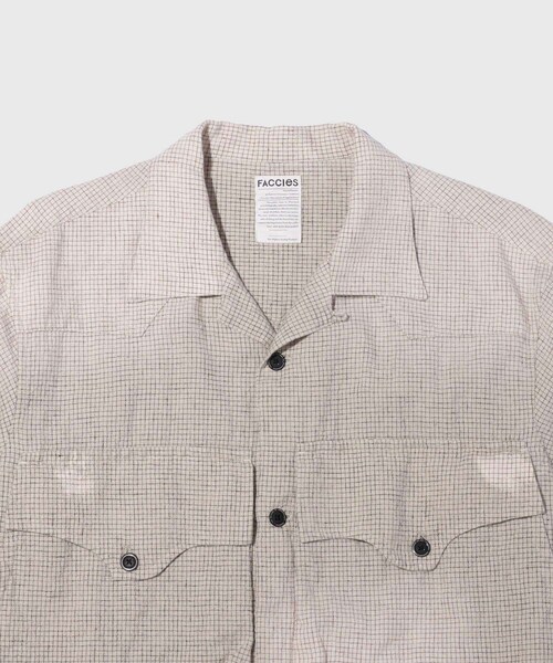 ADAM ET ROPE'(アダムエロペ)の「【FACCIES/ファッチーズ】AGING PIN CHECK SHORT BLOUSON(ブルゾン・メンズ・キナリ・1/2)」の4枚目の写真