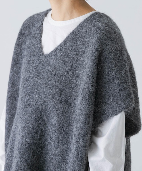 かぐれ（カグレ）の「アルパカワイドニットベスト（ベスト）」 - WEAR