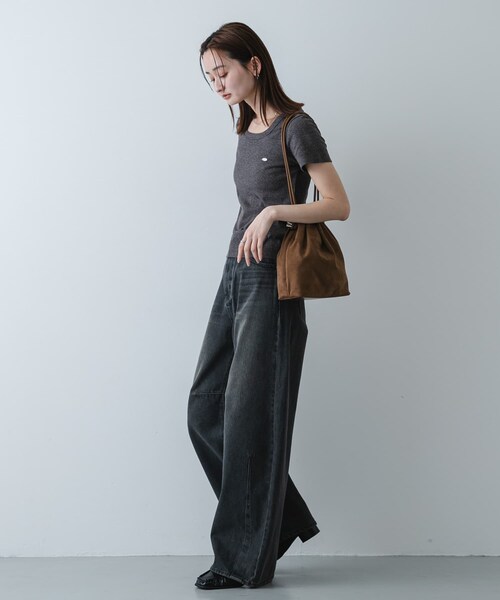 SENSE OF PLACE by URBAN RESEARCH（センスオブプレイスバイアーバンリサーチ）の「マチツキキンチャクバッグ（ハンドバッグ・レディース・BROWN/BEIGE/L.PINK・One）」の9枚目の写真