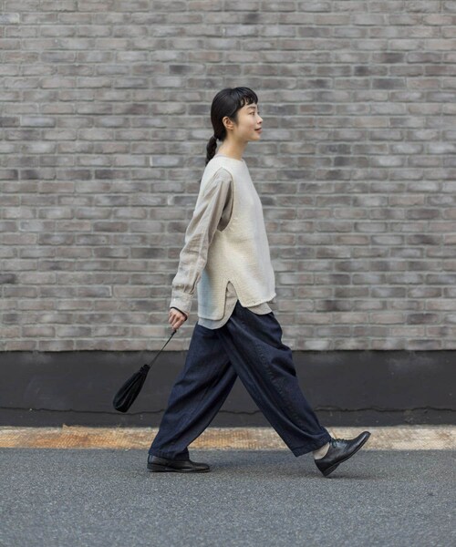 かぐれ（カグレ）の「デニムボリュームパンツ（デニムパンツ・レディース・INDIGO・Free）」の9枚目の写真