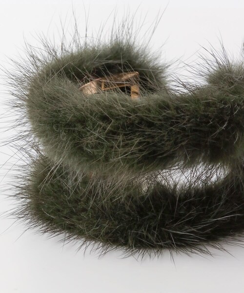 RODE SKO（ロデスコ）の「ダブルファーバングル∴（ブレスレット・レディース・WINE/BROWN/GREEN・FREE）」の11枚目の写真