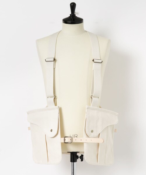 THE GOODLAND MARKET（ザグッドランドマーケット）の「KEIMEN　Vest（ベスト・メンズ・Ivory/BLACK・FREE）」の4枚目の写真