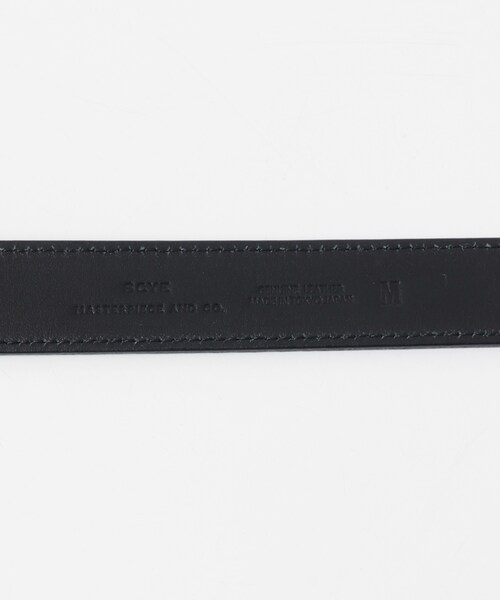 URBAN RESEARCH（アーバンリサーチ）の「Scye　BOX BUCKLE BELT（ベルト・メンズ・ライトグレー/クロ・M）」の8枚目の写真