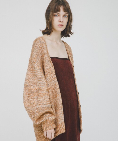 LAATO（ラート）の「mix loose cardigan（カーディガン/ボレロ・レディース・チョコレートミックス/カプチーノミックス・FREE）」の21枚目の写真