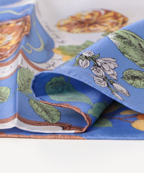 URBAN RESEARCH ROSSO（アーバンリサーチロッソ）の「manipuri　65アンティークレシピ（バンダナ/スカーフ・レディース・blue・FREE）」の5枚目の写真