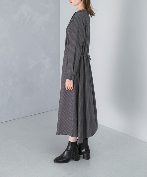 URBAN RESEARCH ROSSO（アーバンリサーチロッソ）の「『WEB限定』イレギュラーヘムワンピース（ワンピース・レディース・B/CHECK/G/STRIPE/N/STRIPE・FREE）」の22枚目の写真