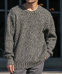 URBAN RESEARCH ROSSO | 『WEB限定』『XLサイズあり』スラブリブクルーネックニット(ニット/セーター)