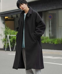 SENSE OF PLACE by URBAN RESEARCH | 『ユニセックス』バルマカーンルーズコート(ステンカラーコート)