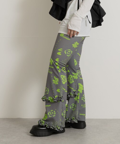 THE GOODLAND MARKET（ザグッドランドマーケット）の「old honey　50℃ pants（その他パンツ・レディース・white/gray・one）」の12枚目の写真