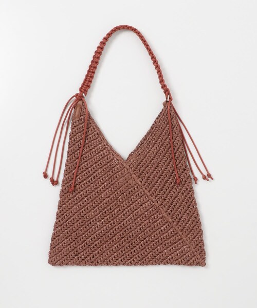 URBAN RESEARCH Sonny Label（アーバンリサーチサニーレーベル）の「LE VERNIS　サマークロシェバッグ（ショルダーバッグ・レディース・ブラウン/ブラック・One）」の9枚目の写真