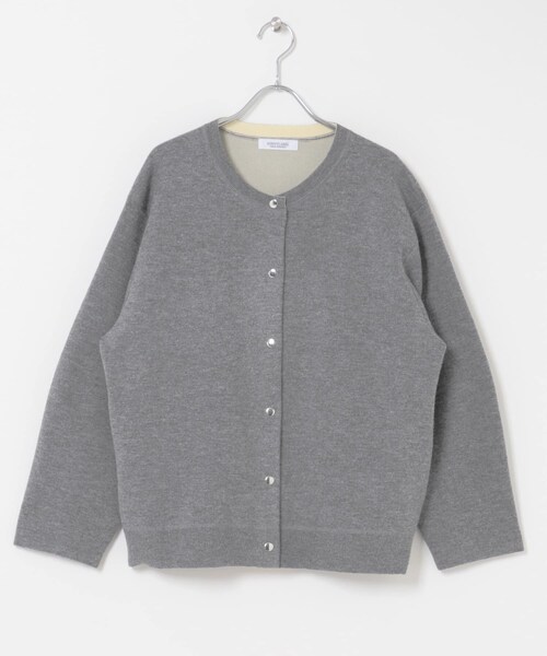 URBAN RESEARCH Sonny Label（アーバンリサーチサニーレーベル）の「ダブルフェイスバイカラーカーディガン（カーディガン/ボレロ・レディース・グレー/ブラウン/ネイビー・Free）」の12枚目の写真