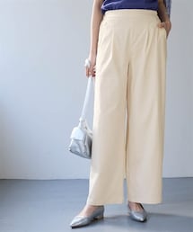 nissen | サラチノストレッチワイドパンツ(吸汗速乾・接触冷感・UVカット)＜大きいサイズ有＞(その他パンツ)