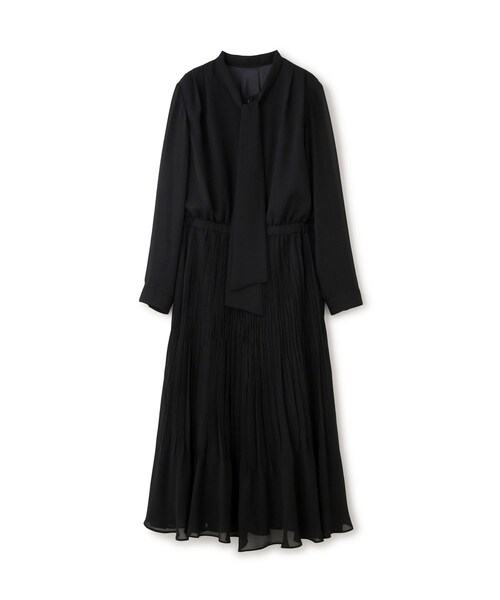 ROPE'（ロペ）の「ジョーゼットシフォンプリーツワンピース/26SS（ワンピース・レディース・ベージュ/ネイビー/ワイン・36/38）」の7枚目の写真