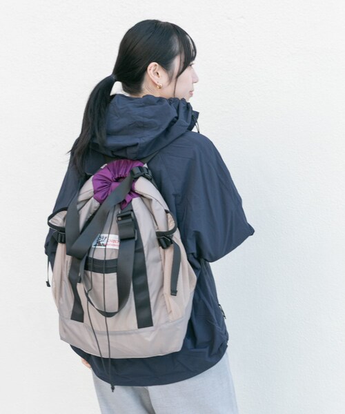 EKAL（エカル）の「『別注』Caribou Mountaineering×EKAL　L. WEIGHT PACK TOTE（トートバッグ・レディース・GREIGE/BLACK・Free）」の20枚目の写真