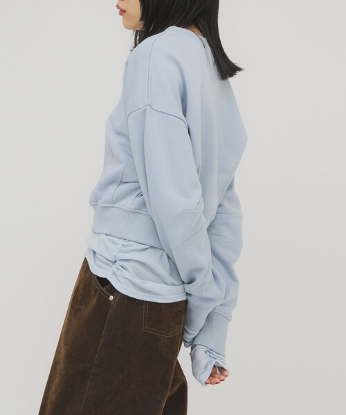 KBF（ケイビーエフ）の「コンパクトフォルムスウェット（スウェット・レディース・BEIGE/L.BLUE/NAVY・One）」の17枚目の写真