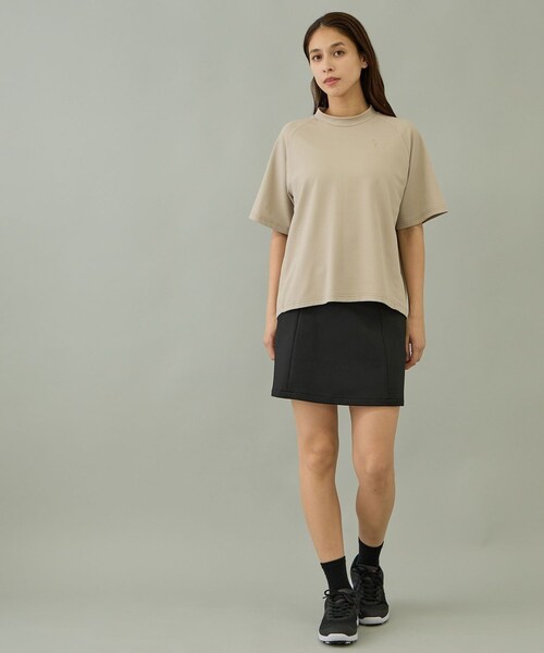 ROPE'(ロペ)の「【NIOR】3Dピケラグランモックシャツ/吸水速乾・接触冷感(Tシャツ/カットソー・レディース・ブラック/ホワイト/ベージュ・L/M/S)」の20枚目の写真