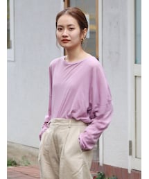 Ungrid | シアーロングスリーブTee(Tシャツ/カットソー)