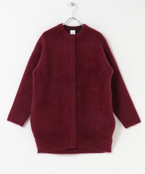 URBAN RESEARCH ROSSO（アーバンリサーチロッソ）の「ELENDEEK　CREW-NECK RACCOON MIX WCARDIGAN（カーディガン/ボレロ・レディース・BRD/L.YLW/BGE・1/2）」の20枚目の写真