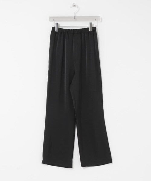 URBAN RESEARCH（アーバンリサーチ）の「サテンイージーセミフレアパンツ（その他パンツ・レディース・OFF WHITE/BLACK・36/38）」の22枚目の写真