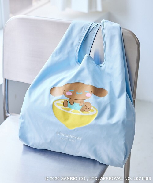 ROPE' PICNIC(ロペピクニック)の「【サンリオキャラクターズ×ROPE' PICNIC】日焼けデザイン 折りたたみエコトートバッグ(エコバッグ/サブバッグ・レディース・ラベンダー/ピンク/ローズピンク/ライトグリーン/サックス/イエロー系・F)」の18枚目の写真