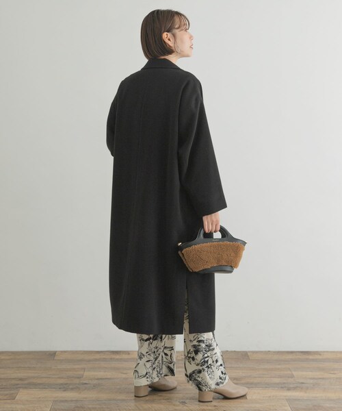 URBAN RESEARCH ROSSO（アーバンリサーチロッソ）の「F by ROSSO　サーモライトチェスターコート（チェスターコート・レディース・BROWN/GREIGE/BLACK・FREE）」の5枚目の写真