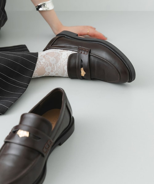 RODE SKO（ロデスコ）の「『WEB/一部店舗限定』コインローファー（ローファー・レディース・BLACK/BROWN/CAMEL/S/BLACK/E・36/37/38/39）」の3枚目の写真